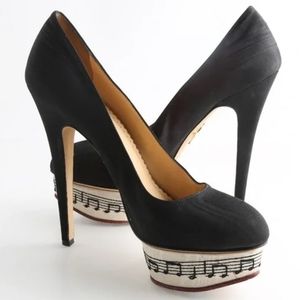 Charlotte Olympia Dance With Me Heels ( Music Notes )